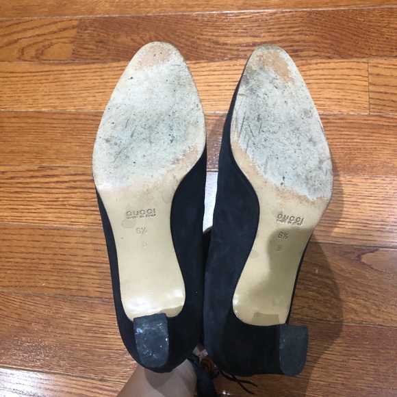 Gucci Suede Boots Size 36.5 - Picture 4 of 6